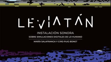 Leviatán. Instalación sonora sobre simulaciones digitales de lo humano.
