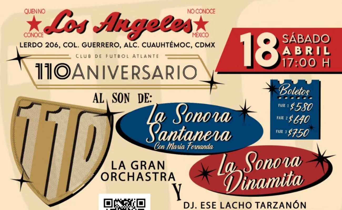 110 Aniversario del Atlante en el Salón Los Ángeles