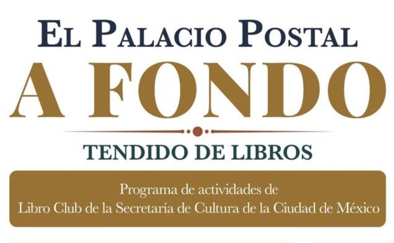 El Palacio Postal a Fondo: tendido de libros