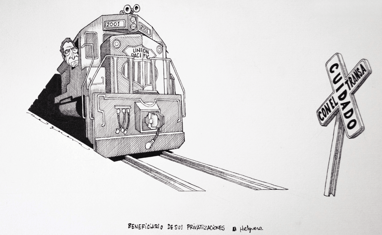 ¡Pasajeros al tren! Caricatura política a todo vapor, de Antonio Helguera