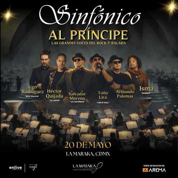Sinfónico al Principe: Grandes Voces de Rock y Baladas