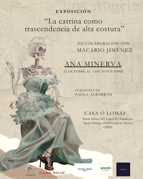 La catrina como trascendencia de alta costura