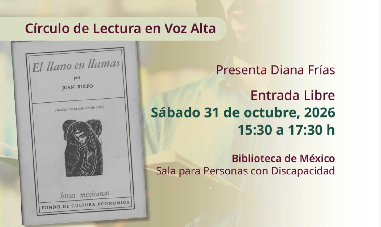 Círculo de Lectura en Voz Alta: El llano en llamas, de Juan Rulfo