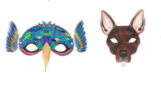 Taller de máscaras. Leyendas de animales en México