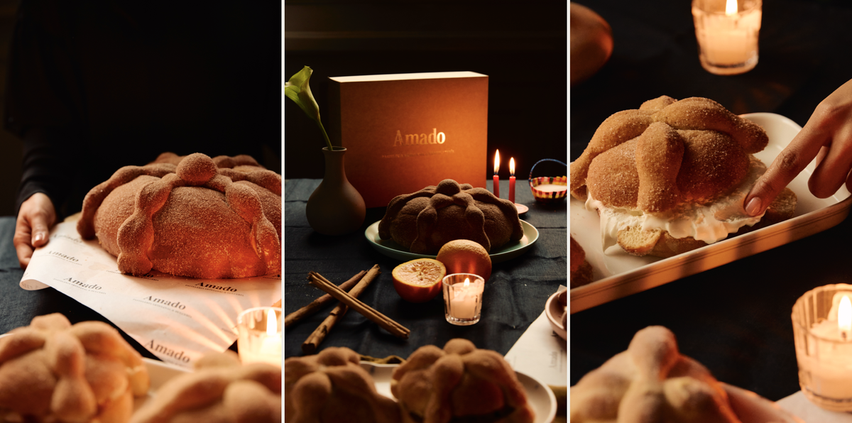 Pan de muerto en Amado
