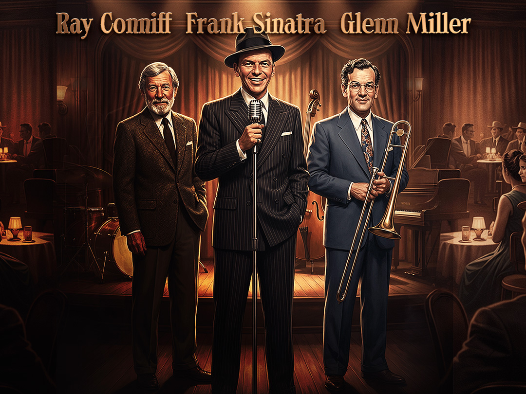 Tributo a Frank Sinatra, Ray Conniff y Glenn Miller