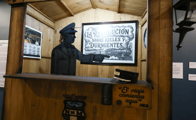 La Revolución sobre rieles y durmientes