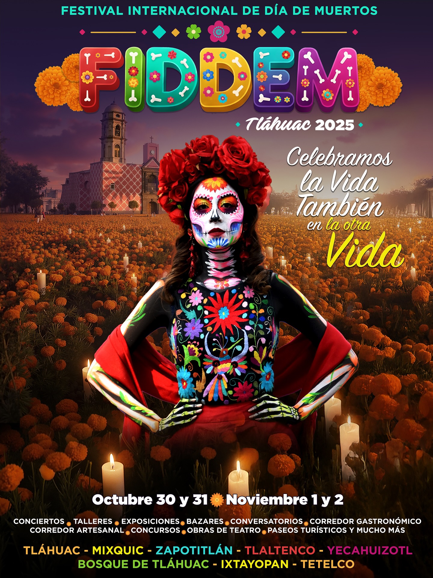 Festival Internacional de Día de Muertos Tláhuac 2025