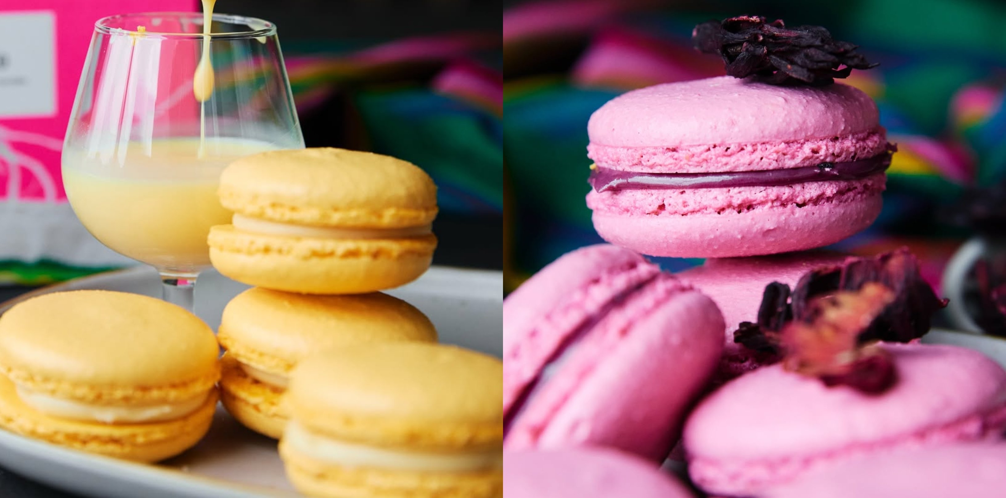 Macarons con sabores mexicanos